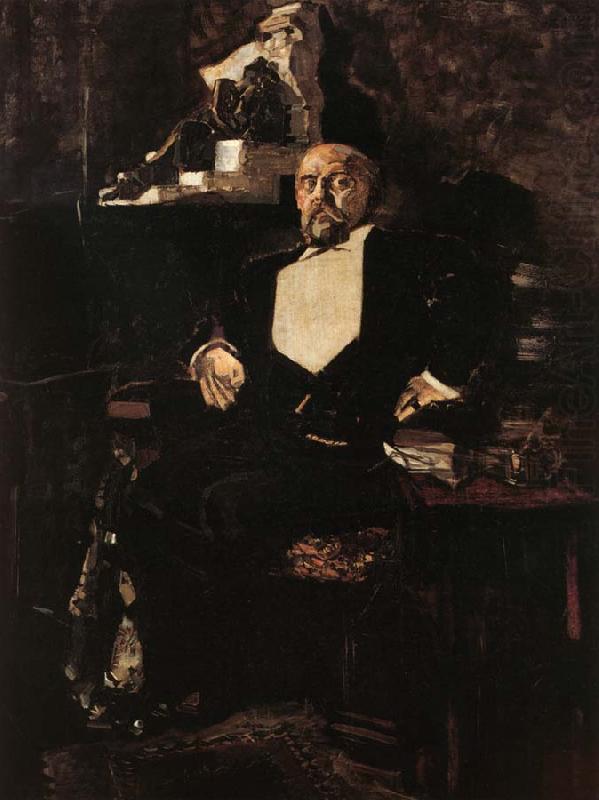 Mikhail Vrubel Portrait of Savva Mamontov china oil painting image